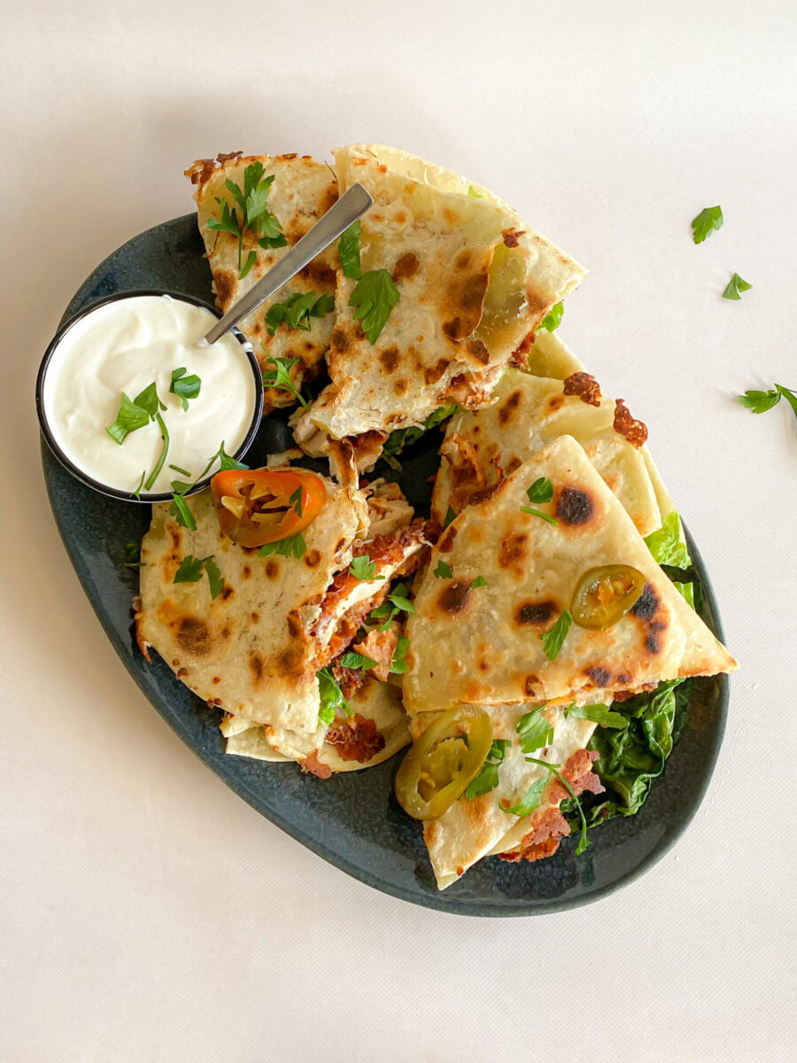Quesadilla met krokante harissa kip Gezellige Recepten 1 Gezellige
